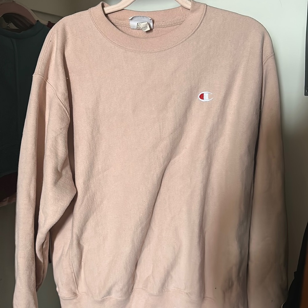 Pink Champion sweater/crew neck